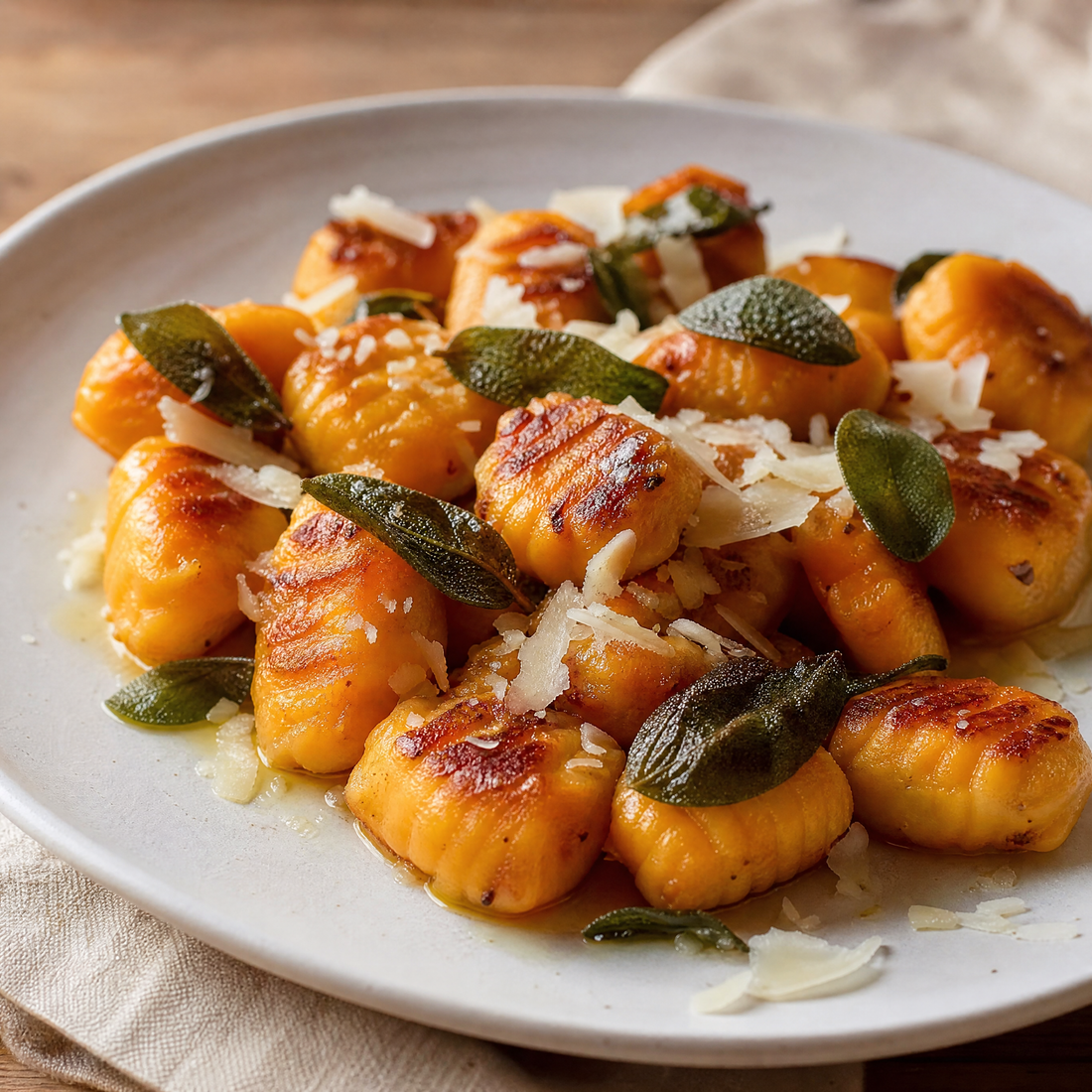Nhoque de Batata Doce com Ghee Original de Sálvia 🐄